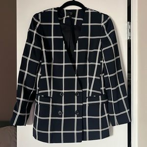 J. Crew French Girl Windowpane Blazer